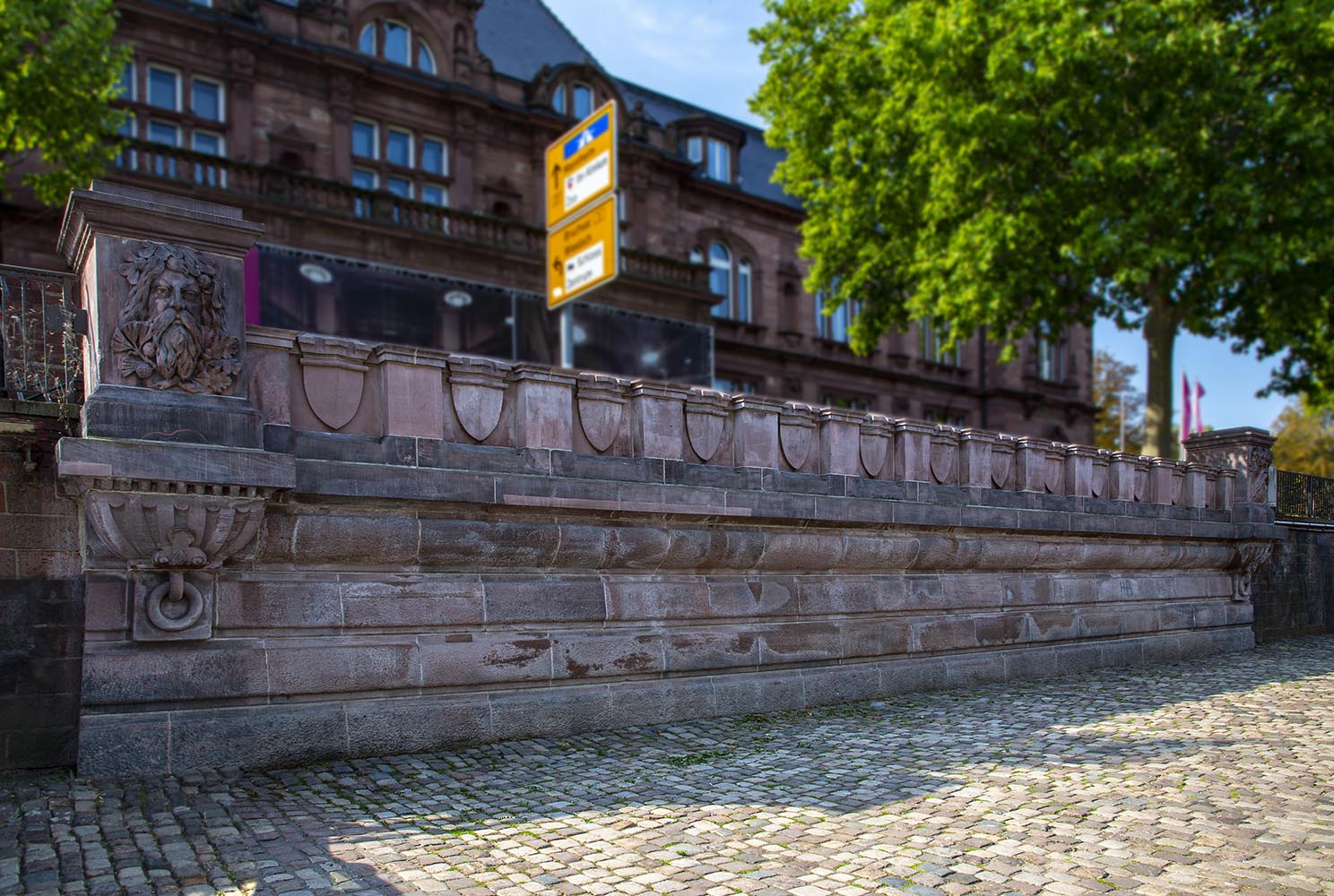 Stützmauer, Heidelberg